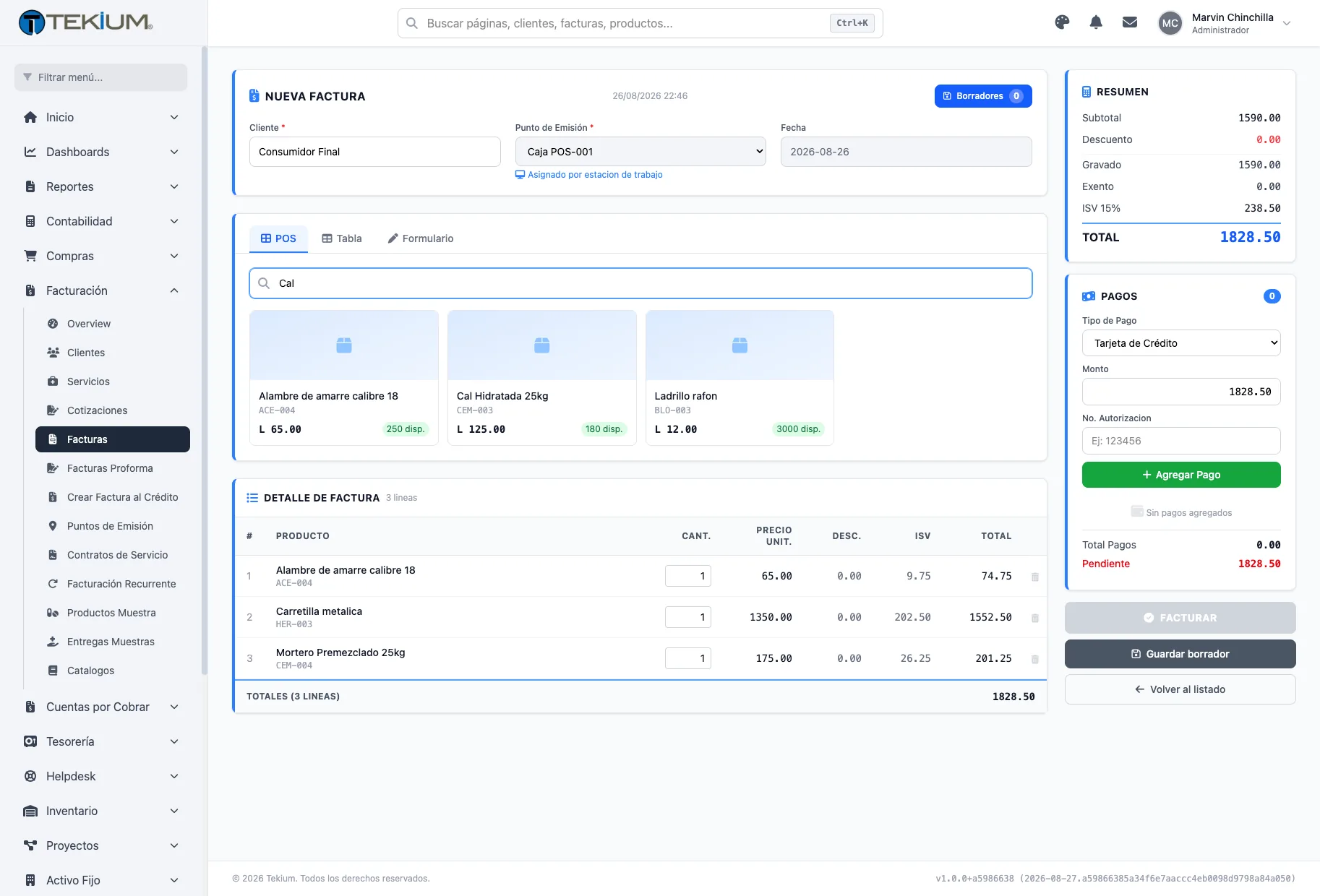 POS invoicing